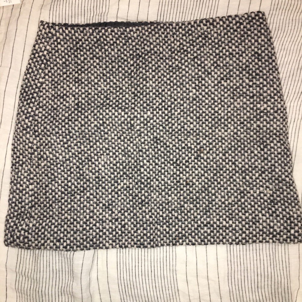 J. Crew Houndstooth Style Wool skirt